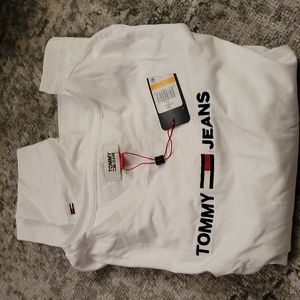 Long sleeve Tommy Jeans ladies tee shirt size small